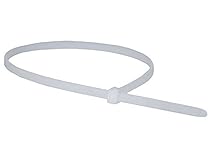 Monoprice Cable Tie 14 inch 50LBS, 100pcs/Pack - White
