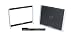 Genuine Dell GX172 Black and Silver LCD Lid Cover Top Bezel RW485 with Webcam Port and Mediabar Hinge Cover RW683, For XPS M1330 Laptop Notebook, Ribbon Cable, Media Buttons, and Wireless Antenna with Cables Included