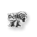Sterling Silver Reflections Kids Raccoon Bead QRS733