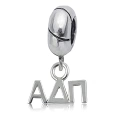 Sterling Silver Alpha Delta Pi Charm Bead