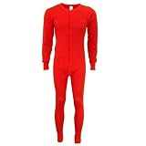 Coldmaster Men's Red Union Suit