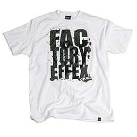 Factory Effex Typeface T-Shirt - Medium/White