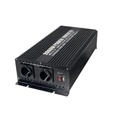 Spannungswandler Wechselrichter Stromwandler Konverter Power Inverter 12V zu 230V 2000W Ger�te unterwegs einfach aufladen! GOLIATH AV-INV2000