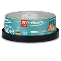 Memorex 16x DVD+R Light Scribe 20 Pack (32024708)