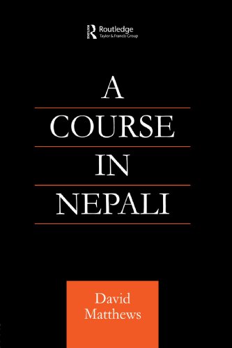 A Course in Nepali (Curzon Soas Books)
