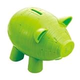 CRYSTAL PUZZLE Piggy Bank Green BNK-003