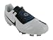 Nike Kids NIKE JR TOTAL90 SHOOT II XFG SOCCER CLEATS 2.5 (SWAN/BLACK-ORION BLUE)