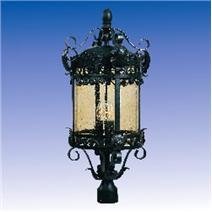 Maxim Lighting 30140ASCF - Aztec 3 Light Outdoor Post Lantern - 30140ASCF by Maxim Lighting