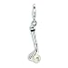 Ster Silver Swarovski Crystal Golf Club & Ball Charm