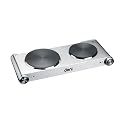 Deni 16320 Stainless-Steel 1800-Watt Tabletop Double Burner