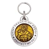 Pet ID Tag Saint Francis of Assisi - Topaz