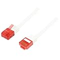 BIGtec 20m CAT.5e Ethernet LAN Patchkabel Gigabit Netzwerkkabel Patch Kabel wei� flachband Kabel flach band(RJ45, Cat 5e, Foiled Twisted Pair , 1000 Mbit/s) 2 x RJ45 Stecker ideal f�r Switch , DSL Verbindungen , Patchfelder , Patchpanel , Router , Modem , Access Point und andere Ger�te mit RJ45 Anschlu� ,CAT Kabel KAT Kabel CAT5e ISDN Kabel flach Kabel