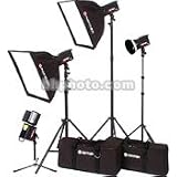 Norman MLKIT-3 2000 total watt second 4 Light Deluxe Travel Kit