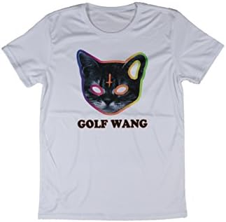 Owncustom Personalized Round Collar Golf Wang Printed Men T-shirt X-Large White