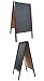 Double Side Sidewalk A Frame Chalkboard menu board