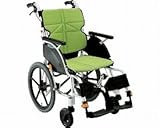 松永製作所 ネクストコア NEXT-21B 超スリム＆コンパクト車いす 介助型 グレー 座幅40cm 前座高43cm