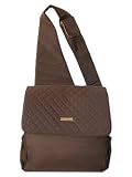 Sling Diaper Bag in Quilted Brown