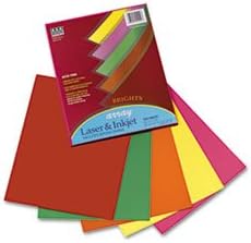 Array Colored Bond Paper, 20lb, Letter, Assorted, 100 Sheets/Pack