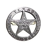 Old West Texas Ranger Replica Badge