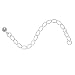 Sterling Silver 3mm Curb Chain Necklace Extender - 3 Inches (1)