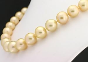 Francesca Golden South Sea Pearl Necklace