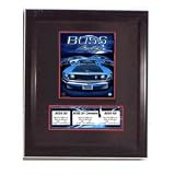 Mustang Boss Blue Stat Frame