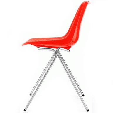 Robin Day Polyside Chair (Orange)