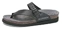 Mephisto Helen Black Leather Womens Sandal