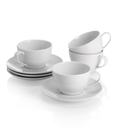 4 Piece Terrace Cups & Saucers Set