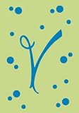 Outdoor Living : Monogram Polka Dot Garden Size Flag - V