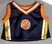 Black & Orange Basketball Jersey fits Webkinz, Shining Star & 8"-10" Make Your Own Stuffed Animals