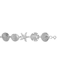 Sterling Silver Nautical Charm Bracelet