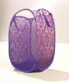 Pop-Up Flock Silhouette Room Tidy - Plum Colour