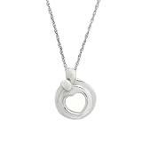 Sterling Silver Hearts of Promise Pendant by Janel Russell, 18