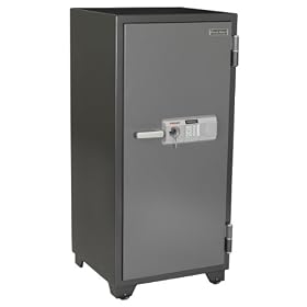 First Alert 2702DF 2 Hour Steel Fire Safe with Digital Lock, 5.91 Cubic Foot, Gray