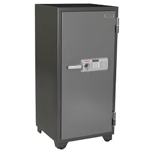 First Alert 2702DF 2 Hour Steel Fire Safe with Digital Lock, 5.91 Cubic Foot, Gray