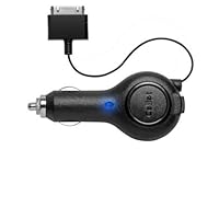 Retractable Car Charger for Apple iPhone 4S
