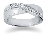 0.27 ctw. Men's Round Diamond Wedding Band in Platinum