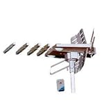 Quantum FX ANT-108 TV Remote Controlled 360 Motorized and Amplified Rotating Antenna - VHF/UHF/FM/HD