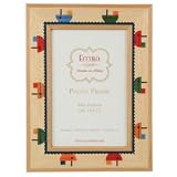 4" X 6" Italian Wooden Boats Beige Picture Frame by Eccolo