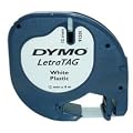 Dymo LetraTag Plastic Tape 12mm Pearl White - 91201/S0721610