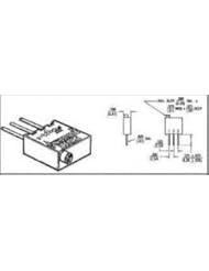 BISS: BOURNS - 3292W-1-202LF - TRIMMER, POTENTIOMETER, 2KOHM 25TURN THRU HOLE - BOURNS