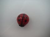 Miniature Glass Ladybug Figurine