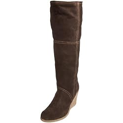 Fly London Billi P141682004, Damen Wedge Stiefel, Keilabsatz, expresso, 37 EU / 4 UK