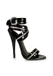 Women's 6 Inch Zipper Inlay Wrap-Around Sandal