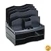 Rubbermaid 12906 Smart sorter system, 13w x 10d x 12-1/4h, black