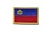 Liechtenstein Flag embroidered Iron-On Patch