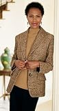 Review   / PEAK LAPEL TWEED JACKET