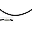 Leather Choker (4mm) W/ 7mm Clasp 19"
