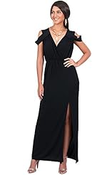 Sexy Summer Polyester/Spandex Off the Shoulder Maxi Dress 